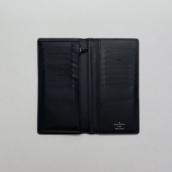 Louis Vuitton Monogram Eclipse Taigarama Brazza Long Wallet - Picture 8 of 16